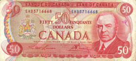 CARTAMONETA ESTERA - CANADA - Elisabetta II (1952-2022) - 50 Dollari 1975 Pick 90

Status: BB