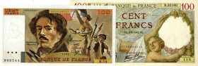 CARTAMONETA ESTERA - FRANCIA - Governo di Vichy (1940-1944) - 100 Franchi 02/04/1942 Assieme 100 franchi 1984 - Lotto di 2 biglietti

Status: BB÷SPL...