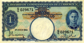 CARTAMONETA ESTERA - MALESIA - Giorgio VI (1936-1952) - Dollaro 01/07/1941

Status: BB+