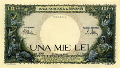 CARTAMONETA ESTERA - ROMANIA - Michele I (1940-1947) - 1.000 Lei 23/03/1943 Pressato

Status: qSPL