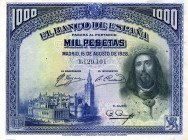 CARTAMONETA ESTERA - SPAGNA - Alfonso XIII (1886-1931) - 1.000 Pesetas 15/08/1928 Pick 78

Status: SPL