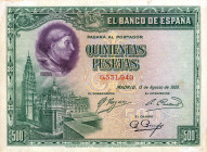 CARTAMONETA ESTERA - SPAGNA - Alfonso XIII (1886-1931) - 500 Pesetas 15/08/1928 Pick 77

Status: qSPL