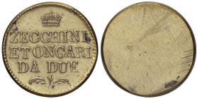 PESI MONETALI - MILANO - Zecchini e ongari DA DUE (BR g. 6,93) Ø 21

Status: qSPL