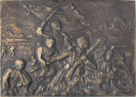 VARIE - Bronzi Placca raffigurante la I guerra mondiale, cm 14x19,5

Status: SPL