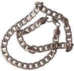 VARIE - Gioielli da antiquariato Bracciale o girocollo in acciaio cromato, cm 42, gr. 42,5

Status: Ottimo