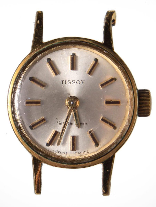 VARIE - Orologi Tissot da donna in oro, gr. 7,17, senza cinturino, da revisionar...