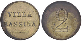 VARIE - Gettoni Rimini, villa Nasina, da 2 lire

Status: BB+