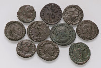 LOTTI - Imperiali Costanzo II, Valente (2), Costantino I (7) - Lotto di 10 monete

Status: qBB÷qSPL