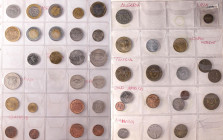 LOTTI - Estere AFRICA - Lotto di 60 monete, notato Marocco, Algeria, Lesotho, Namibia, Egitto, ecc., in paginette

Status: MB÷qFDC