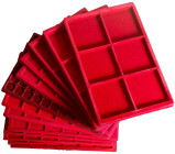 ACCESSORI 7 vassoi da 24, uno da 77, 2 da 15 e 3 da 6 caselle

Status: Buono