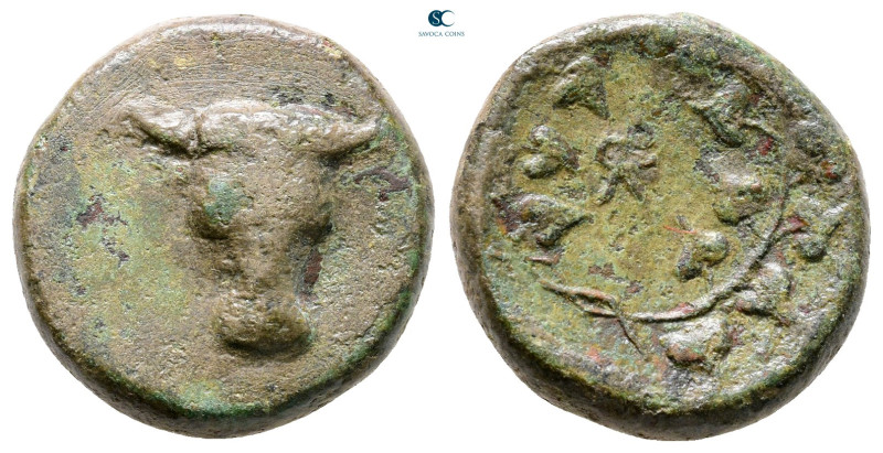 Phokis. Federal Coinage circa 350-300 BC. 
Bronze Æ

18 mm, 6,74 g



Ver...