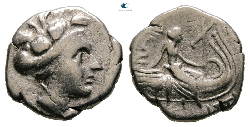 Euboea. Histiaia circa 300-100 BC. 
Tetrobol AR

14 mm, 1,89 g



Very Fi...
