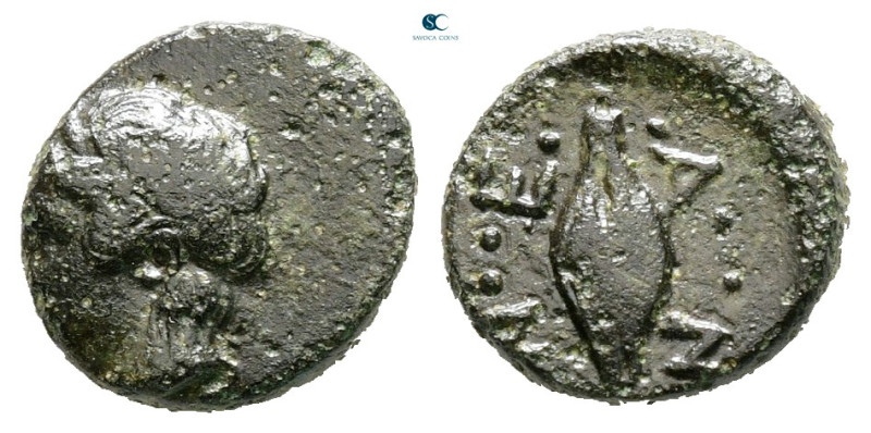 Troas. Neandria circa 400-300 BC. 
Bronze Æ

10 mm, 1,45 g



Nearly Very...