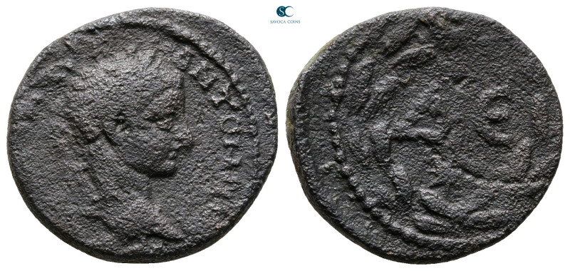 Seleucis and Pieria. Antioch. Elagabal AD 218-222. 
Bronze Æ

22 mm, 6,46 g
...