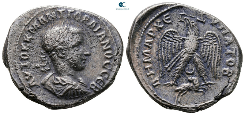 Seleucis and Pieria. Antioch. Gordian III AD 238-244. 
Billon-Tetradrachm

29...