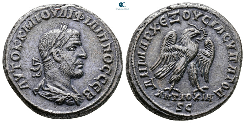 Seleucis and Pieria. Antioch. Philip I Arab AD 244-249. 
Billon-Tetradrachm

...