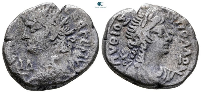 Egypt. Alexandria. Nero AD 54-68. 
Billon-Tetradrachm

25 mm, 11,00 g



...