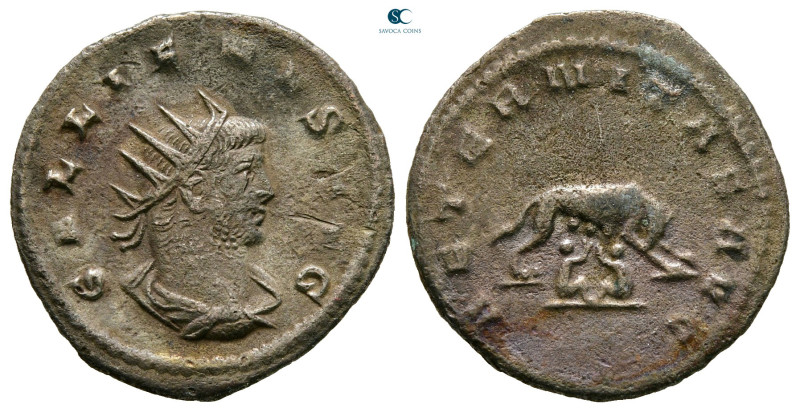 Gallienus AD 253-268. Antioch
Billon Antoninianus

21 mm, 2,49 g



Very ...