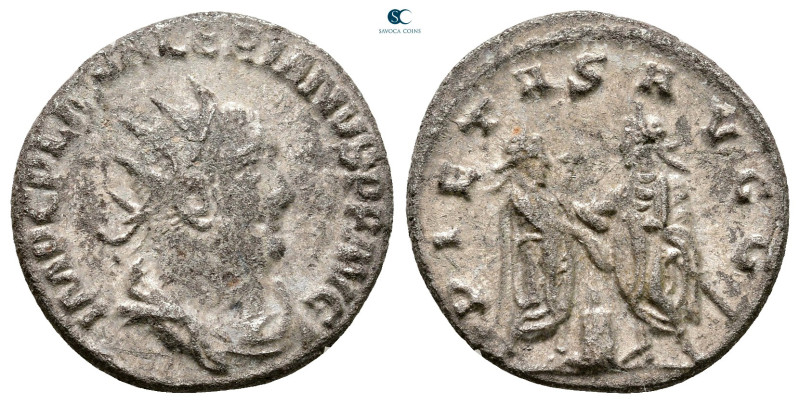 Valerian I AD 253-260. Antioch
Billon Antoninianus

19 mm, 2,89 g



Very...