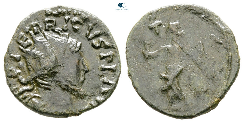 Tetricus I AD 271-274. Contemporary barbaric imitation
Antoninianus Æ

18 mm,...