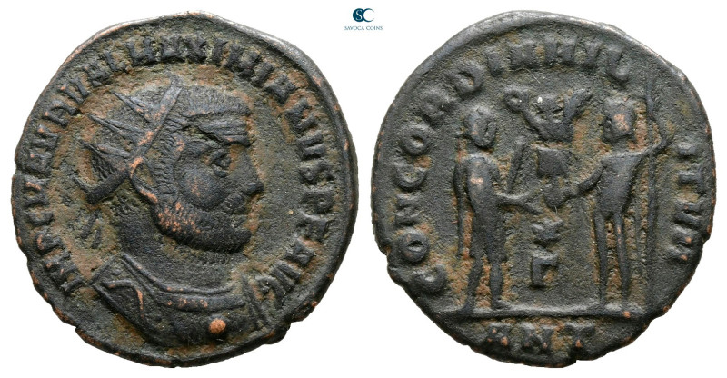 Maximianus Herculius AD 286-305. Antioch
Follis Æ

19 mm, 2,96 g



Very ...