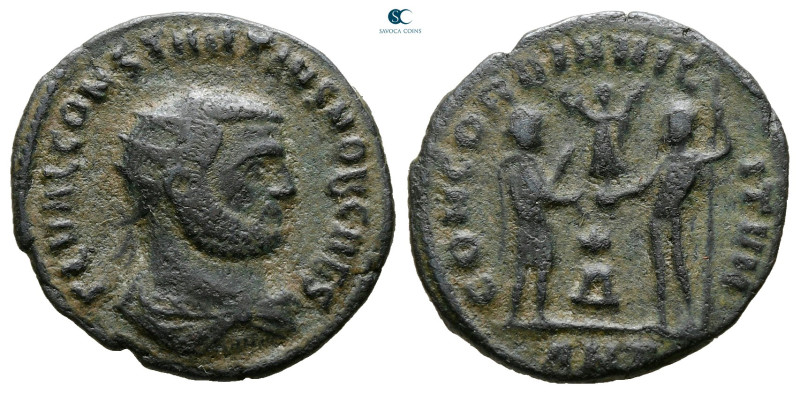 Constantius I Chlorus, as Caesar AD 293-305. Antioch
Radiatus Æ

2 mm, 2,60 g...