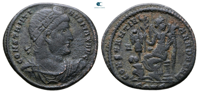 Constantine I the Great AD 306-337. Constantinople
Follis Æ

20 mm, 2,71 g
...