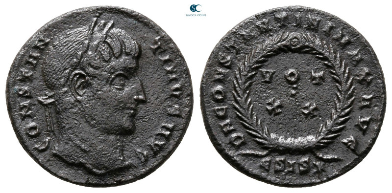 Constantine I the Great AD 306-337. Siscia
Follis Æ

18 mm, 2,99 g



Ver...