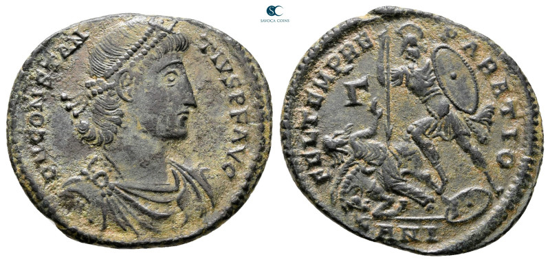 Constantius II AD 347-361. Antioch
Follis Æ

23 mm, 4,35 g



Very Fine