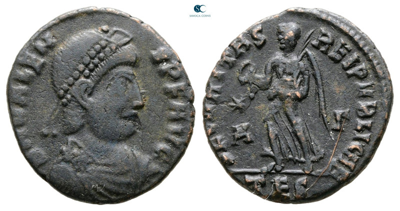 Valens AD 364-378. Thessaloniki
Follis Æ

18 mm, 2,47 g



Very Fine