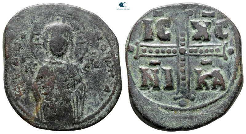 Michael IV AD 1034-1041. Constantinople
Anonymous Follis Æ

30 mm, 8,32 g

...