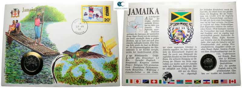 British Jamaica . AD 1991. 
Numis Letter

 mm, g



Mint State