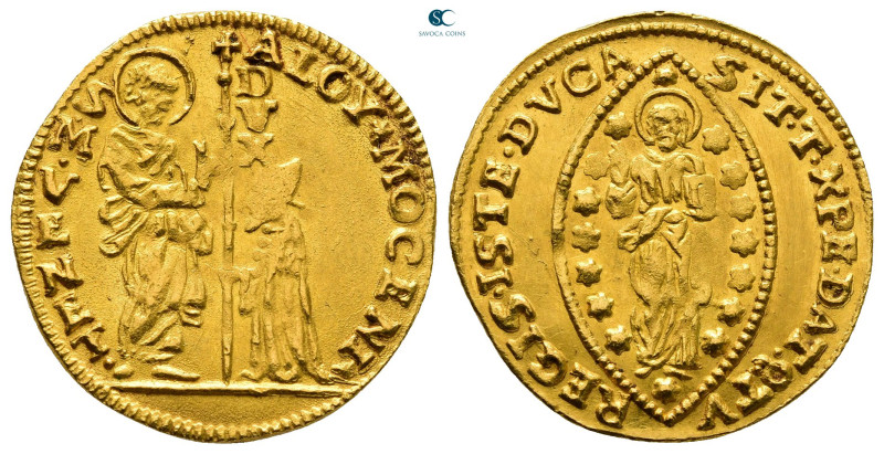 Italy. Venezia (Venice). Alvise III Mocenigo AD 1722-1732. 
Zecchino AV

22 m...