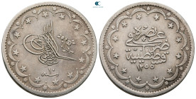 Turkey. Qustantînîya (Constantinople). Abd al-Majid I AD 1839-1861. Year 10. 20 Kurush AR