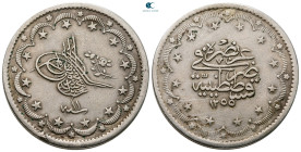 Turkey. Qustantînîya (Constantinople). Abd al-Majid I AD 1839-1861. Year 11. 20 Kurush AR