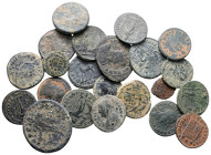 Lot of ca. 22 roman bronze coins / SOLD AS SEEN, NO RETURN!Nearly Very Fine