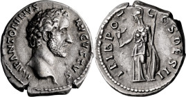 Antoninus Pius . Denarius