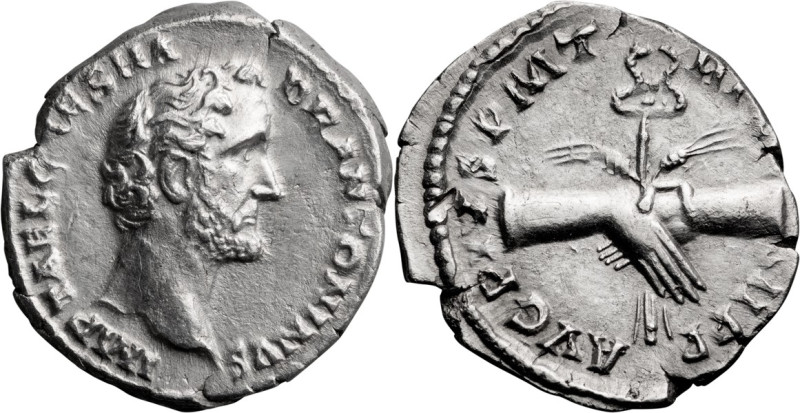 Antoninus Pius. Denarius; Antoninus Pius; 138-161 AD, Rome, 139 AD, Denarius, 3....
