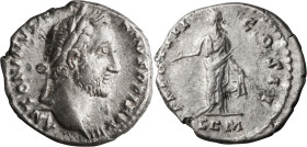 Antoninus Pius Mule: rev. of Marcus Caesar. Denarius