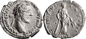 Antoninus Pius Overdate. Denarius