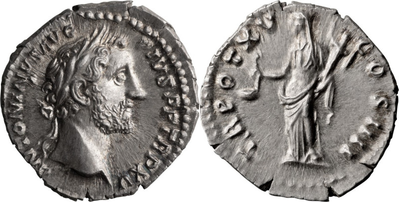 Antoninus Pius Mule: TR P XV on both sides. Denarius; Antoninus Pius Mule: TR P ...