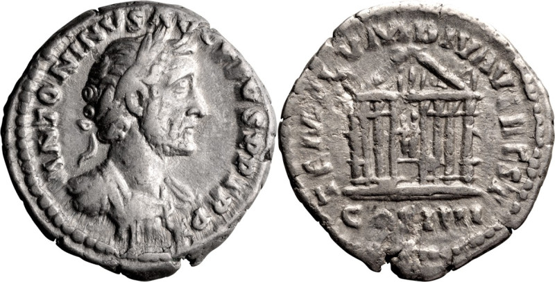 Antoninus Pius. Denarius; Antoninus Pius; 138-161 AD, Rome, 159 AD, Denarius, 3....