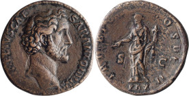 Antoninus Pius as Caesar. Sestertius