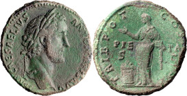 Antoninus Pius . Sestertius