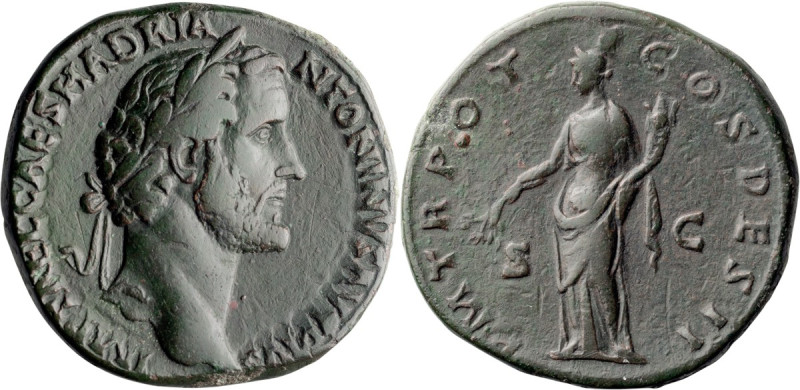 Antoninus Pius. Sestertius; Antoninus Pius; 138-161 AD, Rome, 138 AD, Sestertius...