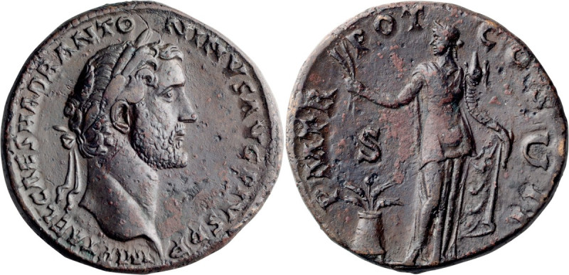 Antoninus Pius. Sestertius; Antoninus Pius; 138-161 AD, Rome, 139 AD, Sestertius...
