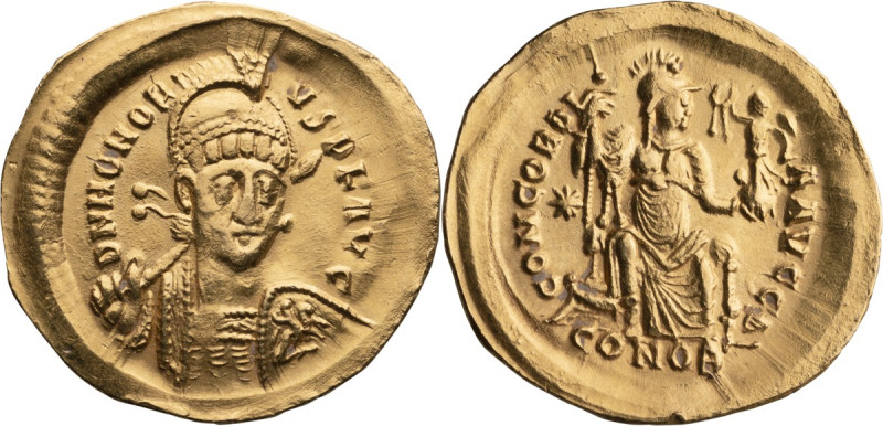 Theodosius II. Solidus; Theodosius II; Constantinople, 402-450 AD, Solidus, 4.49...