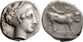 Campania, Neapolis. Didrachm