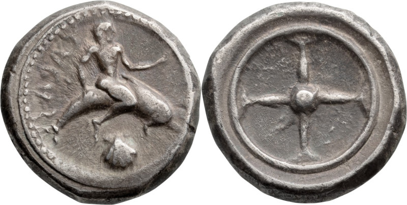 Calabria, Tarentum. Stater; Calabria, Tarentum; 500-473 BC, Stater, 7.69g. SNG A...