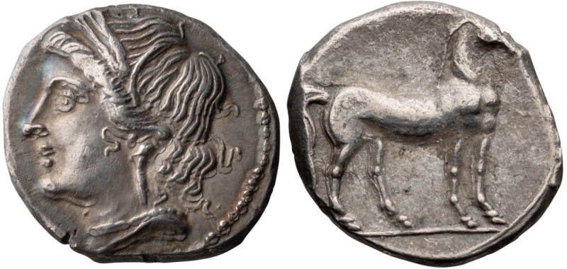 Zeugitania, Carthage. Achaean League Hemidrachm, ex BCD; Zeugitania, Carthage; 2...